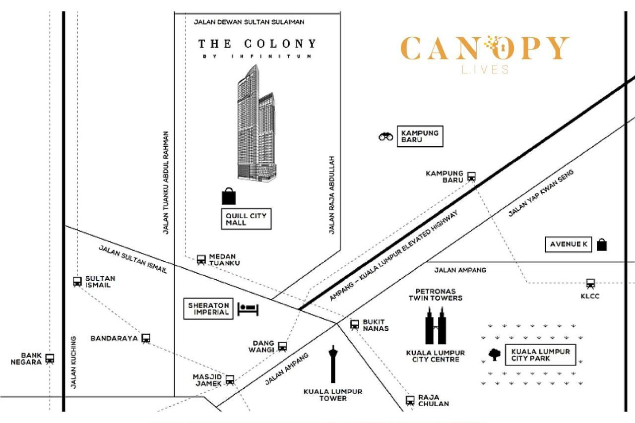 Apartament The Luxe & The Colony, Klcc Kuala Lumpur Zewnętrze zdjęcie